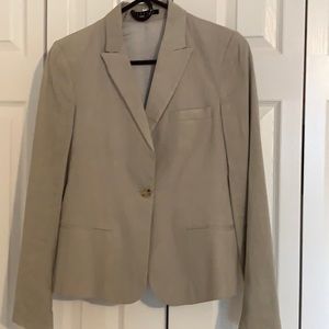 Women’s Theory Tan Suit jacket.